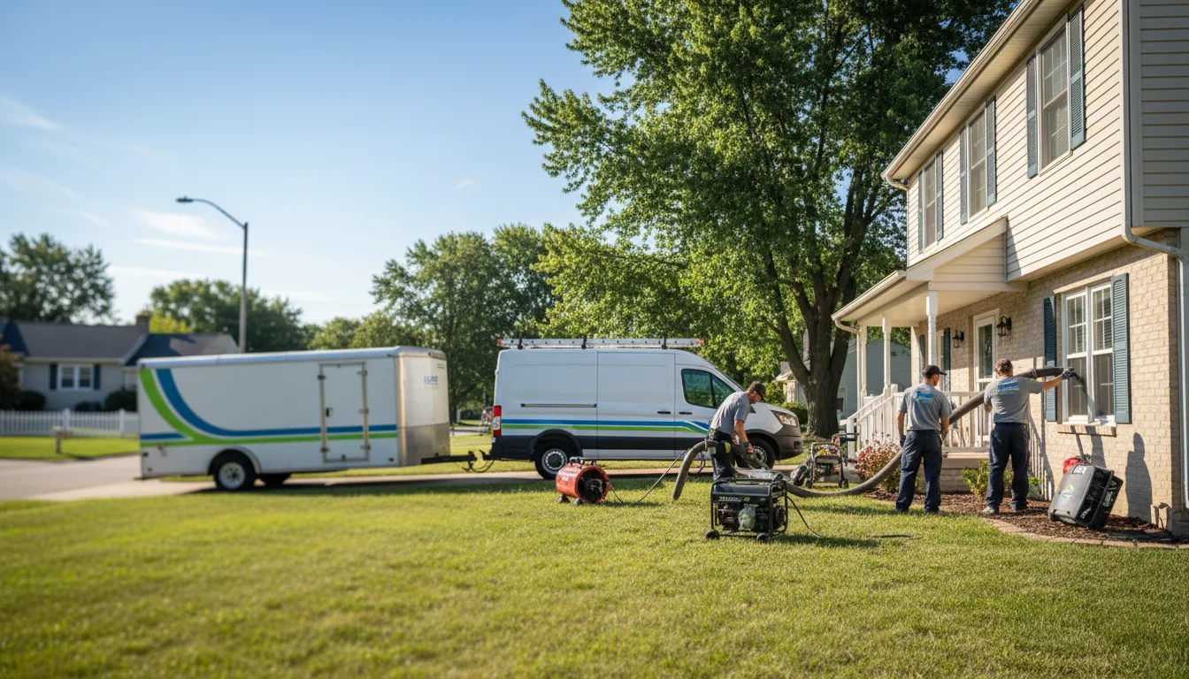 Flooded Basement Restoration And Cleanup With Repair in Saint Johns, MI near me